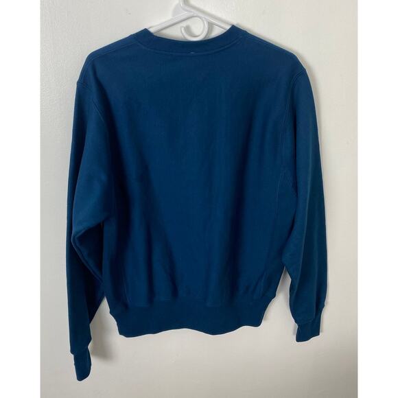 NEW Women Champion Reverse Weave Boyfriend puff-print crewneck sweatshirt S - Picture 4 of 5